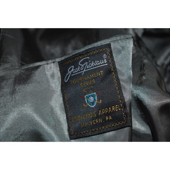 Jack Nicklaus Blazer Jacket Men Size 40 R Augusta Nationals Masters Patch Black - Picture 4 of 11